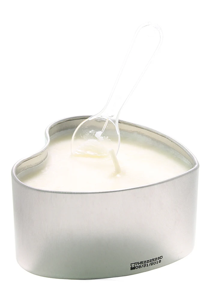 3-in-1 Edible Heart Candle 4oz/113g in Pineapple - Image 2