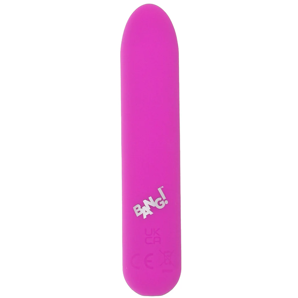 Bang! Flexible Tapered Silicone Bullet Vibe in Purple