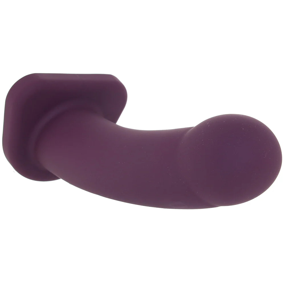 Banx 8 Inch Hollow Silicone Dildo in Plum - Image 2