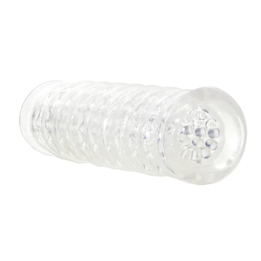 Dr. Joel Kaplan Clear Stroker Reversible Masturbator - Image 2