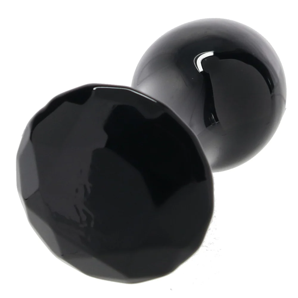 Crystal Glass Gem Plug in Black - Image 5
