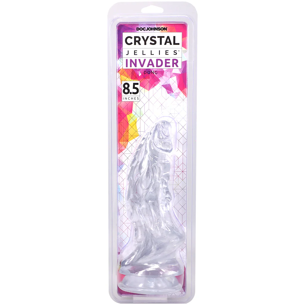 Crystal Jellies 8.5 Inch Invader Dildo - Image 9