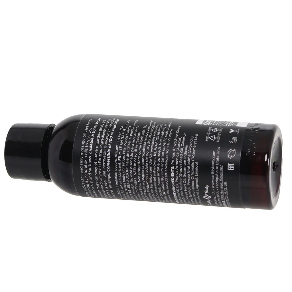 Edible Massage Oil 2oz/60ml in Gushing Grape - Image 6