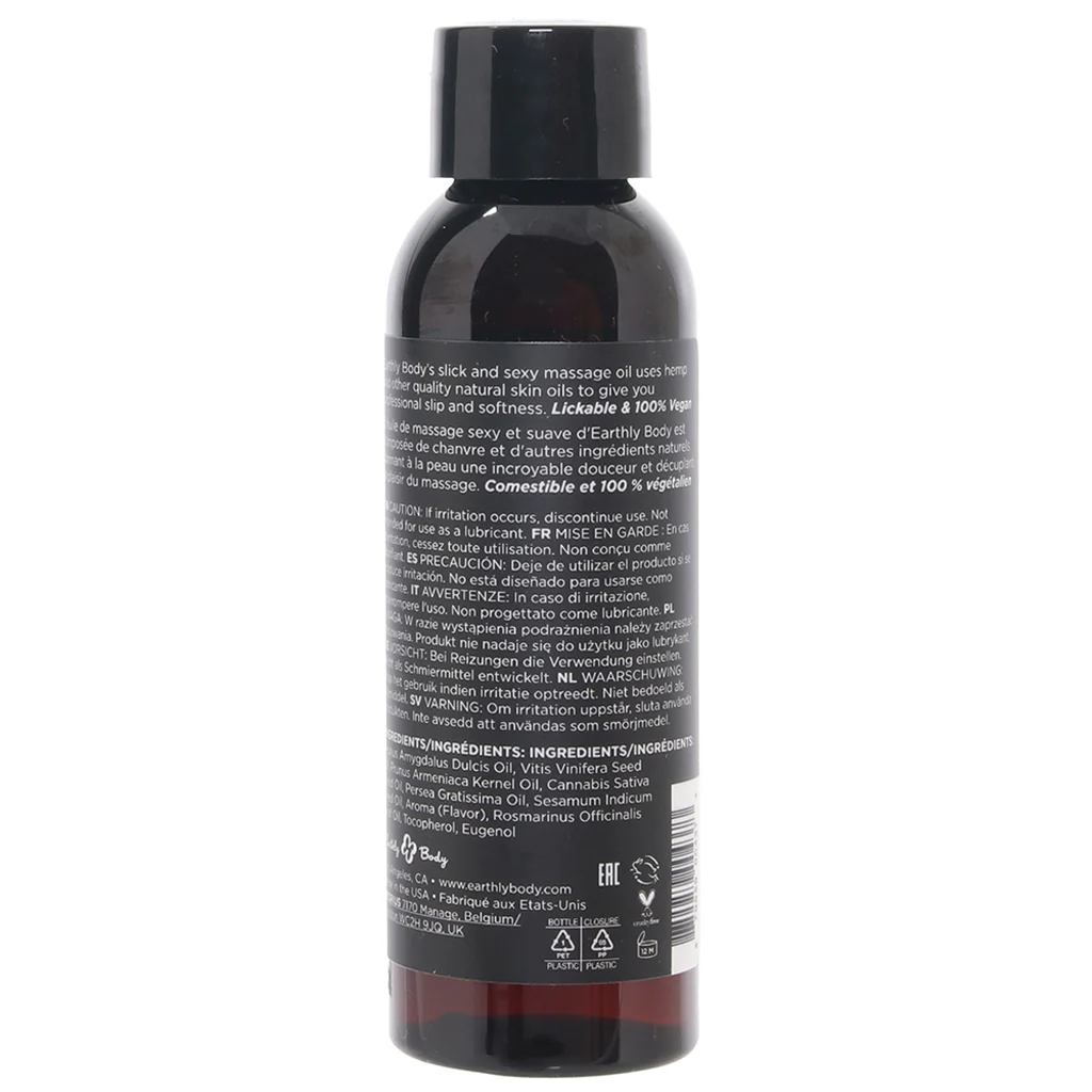 Edible Massage Oil 2oz/60ml in Juicy Watermelon - Image 3