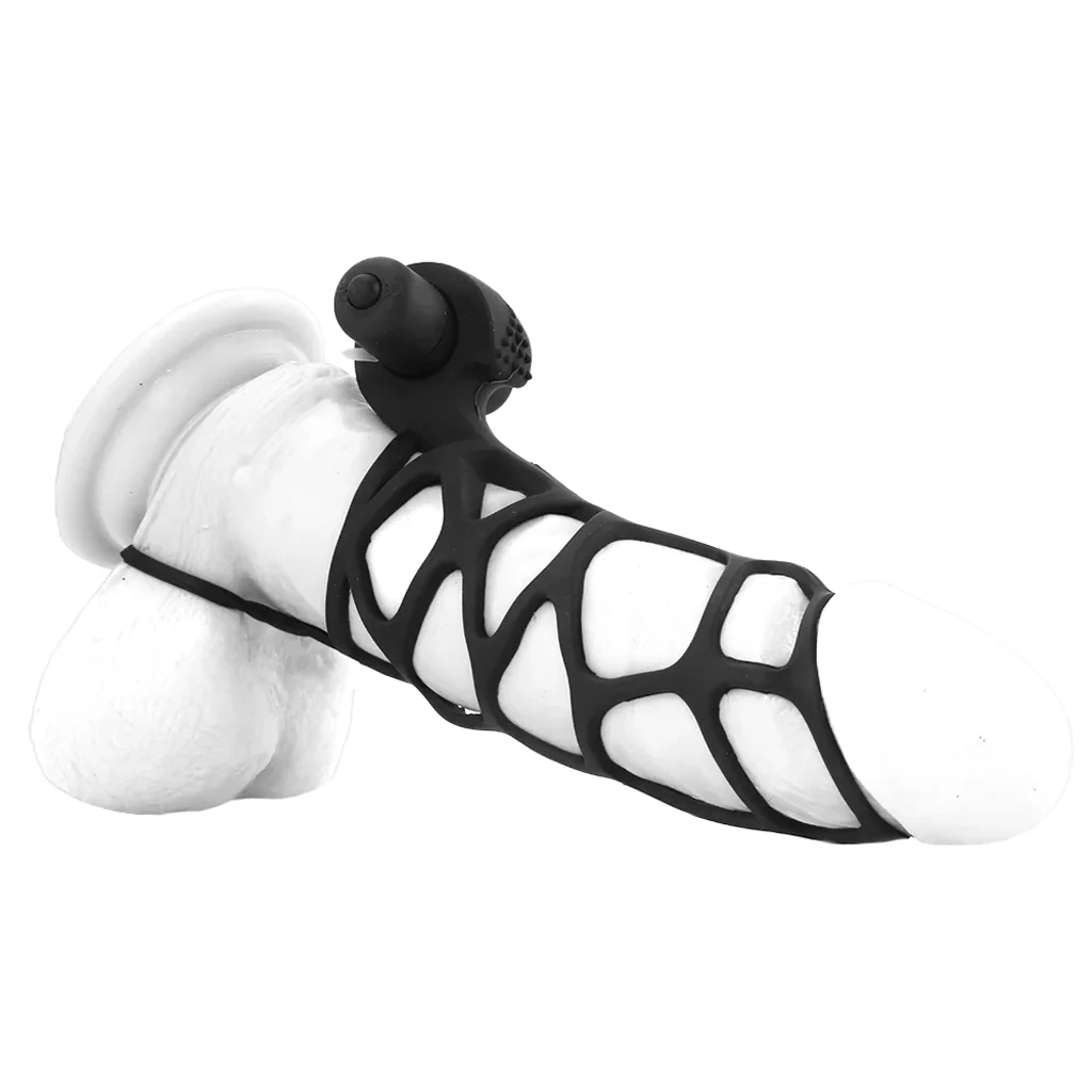 Extreme Silicone Power Cage in Black - Image 2