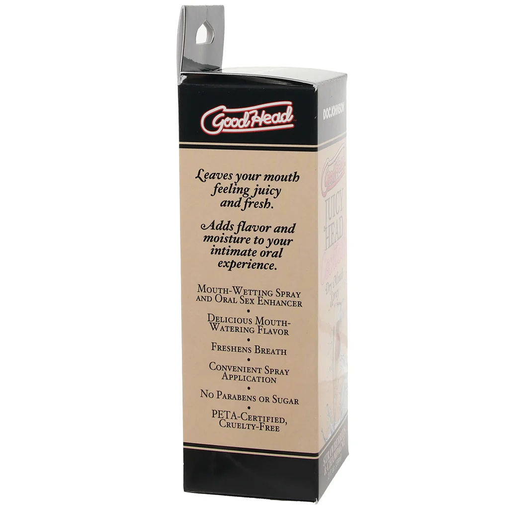 GoodHead Juicy Mouth Spray 2oz/59ml in Strawberries & Champ - Image 3