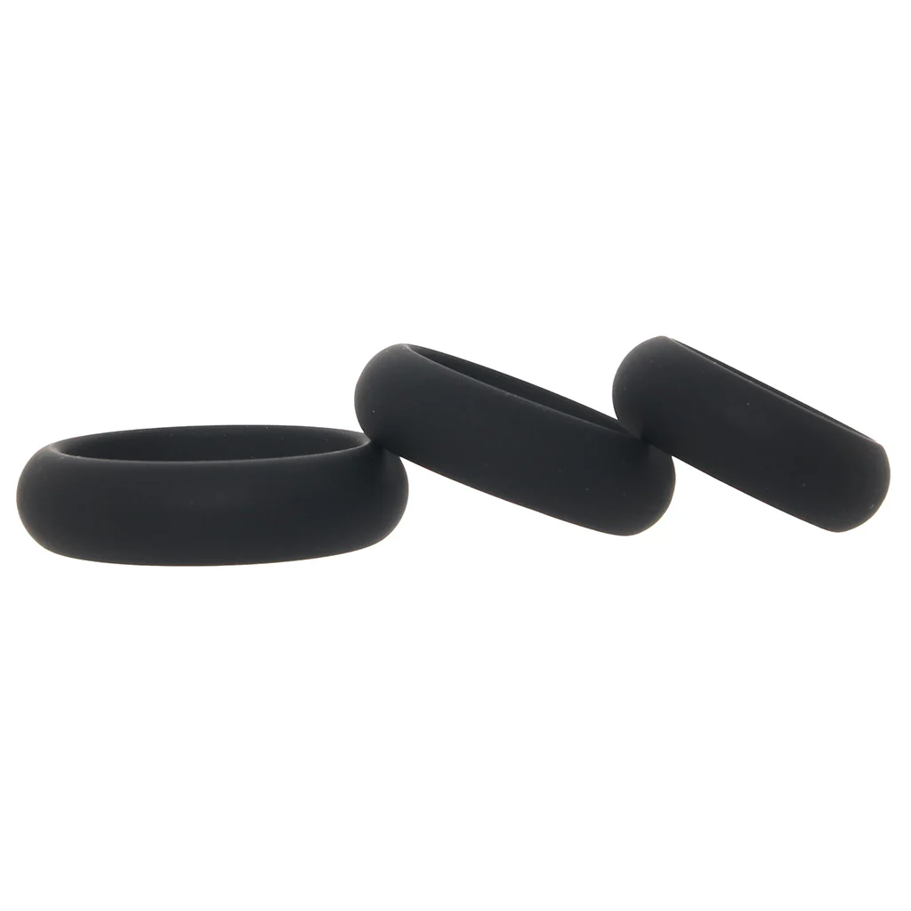 LEVELZ 3 Piece Wide O Cock Ring Set in S-L - Image 7