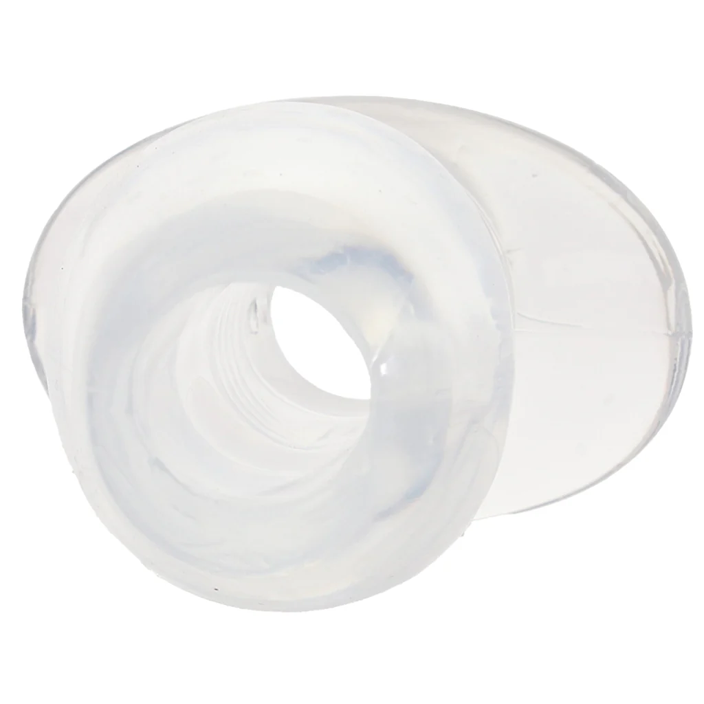 Master Series Dicked Hollow Anal Plug in Medium - Image 3