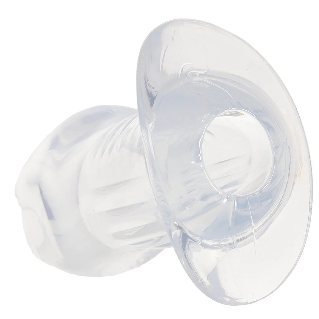 Master Series Dicked Hollow Anal Plug in Medium - Image 5
