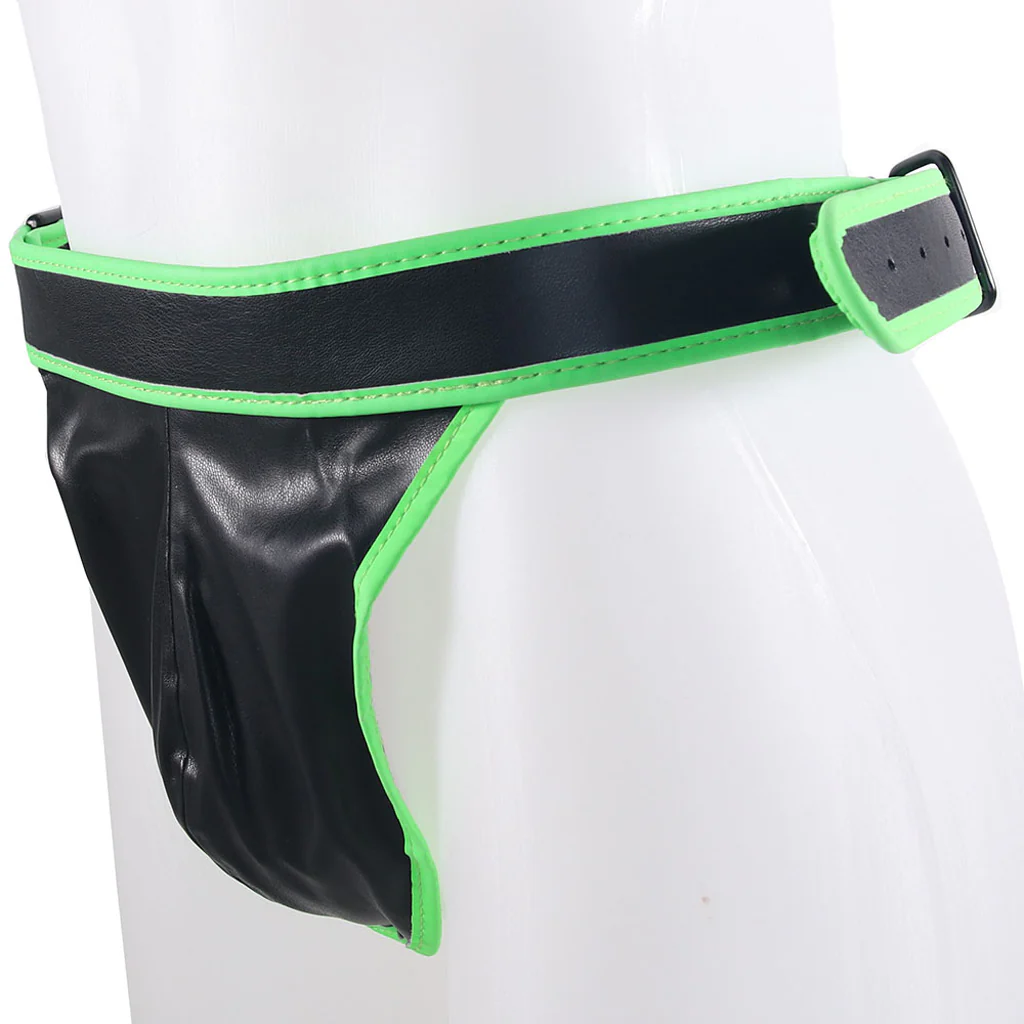 Ouch! Glow In The Dark Side Buckle Jock Strap /M - Image 2