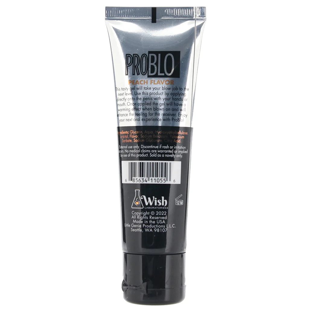Pro Blo Flavored Oral Gel 1.5oz/44ml in Peach - Image 6