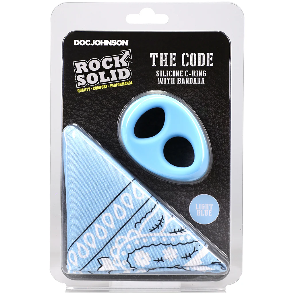 Rock Solid The Code C-Ring and Bandana Set in Light Blue - Image 9