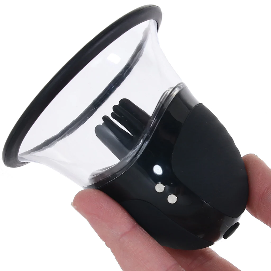 Size Matters Rotating Nipple Suckers in Black - Image 4