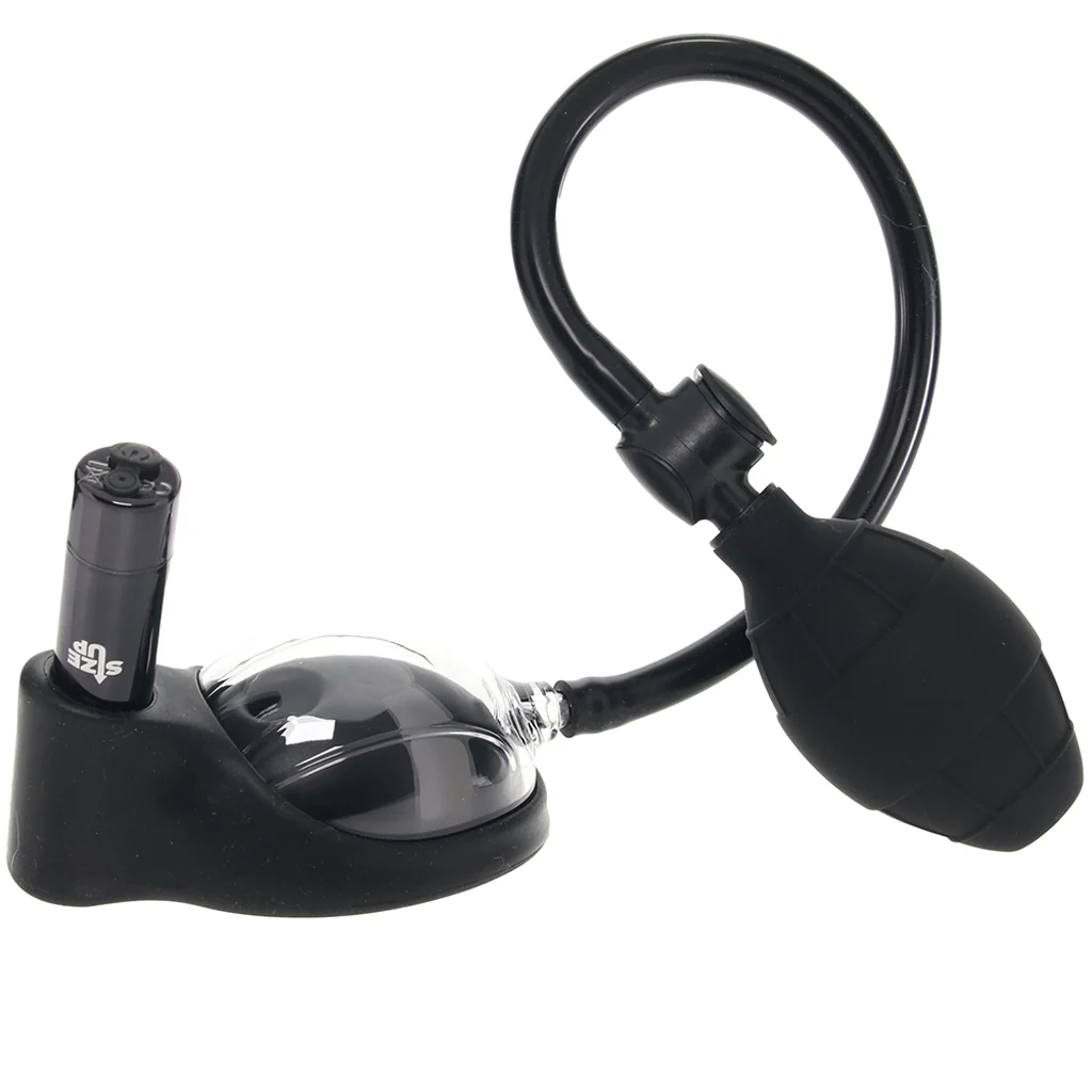 Size Up Vibrating Mini Pussy & Clitoral Pump