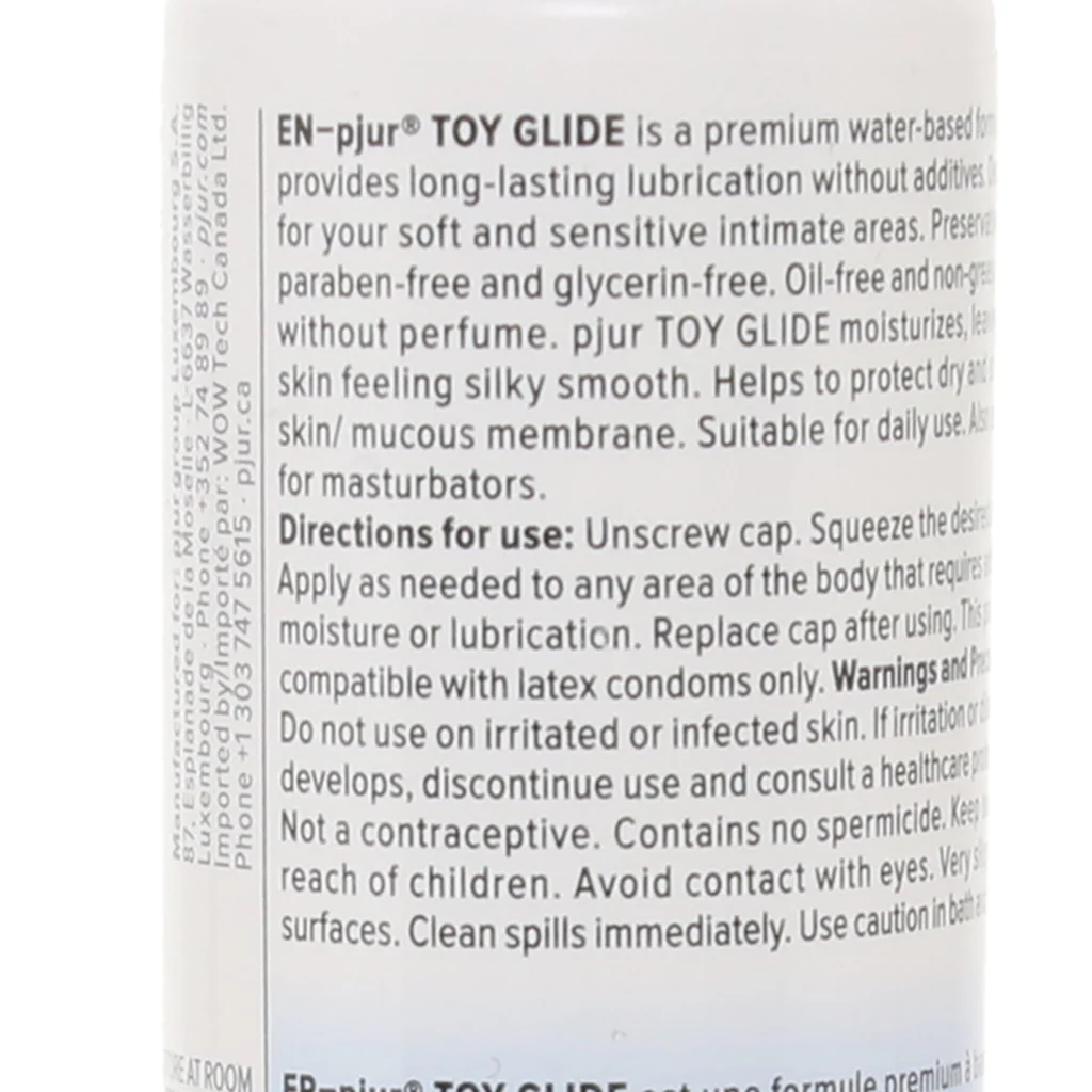 Toy Glide Water Based Lubricant in 3.4oz/100ml - Image 8